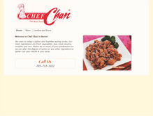 Tablet Screenshot of chefchanbarrie.com